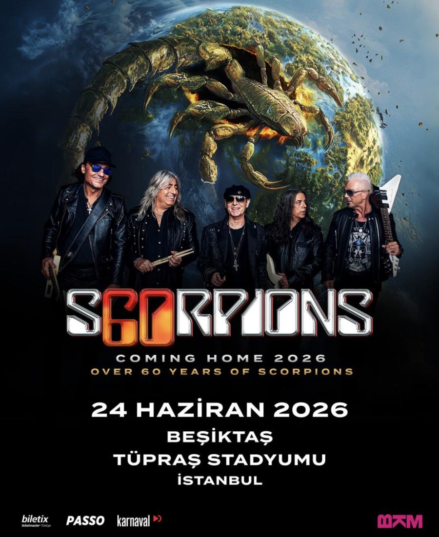 Scorpions 2026–2027 concert poster